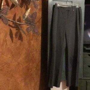 Gray pair of “White House, Black Market” trousers.